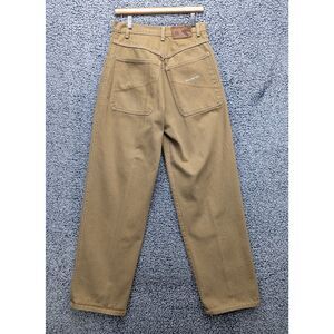 Y2K Akademiks Baggy Wide Leg Skater Jeans Size 32 (29X34) Streetwear Hip Hop Tan